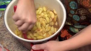 Remove the air bubbles, wipe the rim and secure the lid and ring. Canning Apple Pie Filling Youtube