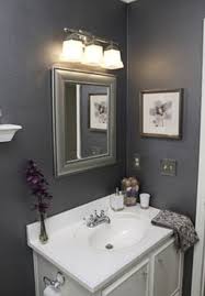 Grey Bathroom With Purple Accents Gray Bathroom Decor Small Dark Bathroom Purple Bathrooms