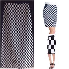 Black And White Checkered Pencil Skirt Black White Checkered Pencil Skirt Nwt Pencil Skirt Fashion Clothes Design