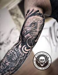 Eagle With Tiger Tattoo Tiger Tattoo Tattoos Animal Tattoo