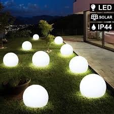 Ebay kugellampen, kugelleuchten, gartenbeleuchtung, leuchtkugeln. Paket 9er Set Led Solar Kugel Lampen Garten Weg Beleuchtung Aussen Erdspiess Terrassen Hof Steck Leuchten Etc Shop