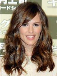 Smiling Jennifer Garner Hairstyle Long Wavy 100 Indian Human Hair Full Lace Wig About 16 Inches Side Bangs Hairstyles Hair Styles Long Hair Styles