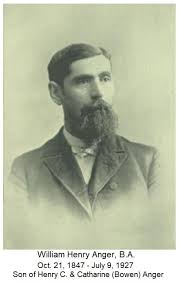 Rev William Henry Anger (1847-1927)