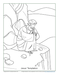 Perfect for the holidays, this official home alone coloring book includes all of the film's most memorable moments, from the famous aftershave scream to kevin's junk food fest to the grand booby trap that led to the wet bandits' comical demise. Jesus Temptation Coloring Page Children S Bible Activities Sunday School Activities For Kids