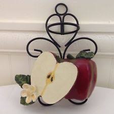 Home Interiors Metal Apple Delight Sconce Wall Candle Holder Wall Candle Holders Apple Kitchen Decor House Interior