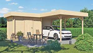 Ein Gartenhaus Mit Carport Gartenhausfabrik Magazin