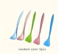1pc Solid Color Pet Food Spoon, Durable Plastic Dog * For Easy Feeding Of Cats And Dogs