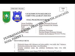 Maybe you would like to learn more about one of these? Soal Ukk Smk 2021 Rumah Soal