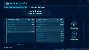 The spookiest island in jurassic world evolution can definitely be a challenge at first, but with this guide you'll make profit and gain a 5 star facility rating all within the first 15 minutes. I Pulled Off The Impossible On Isla Pena Jurassic World Evolution General Discussion