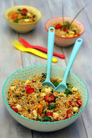 Salade De Riz Saute A La Sauce Soja Facon Thai Amandine Cooking Salade De Riz Recettes De Cuisine Riz Saute