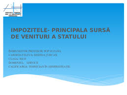 Impozite directe, taxe locale si facilitati fiscale aplicate cap. Ppt Prezentare Atestat Marcu Mihai Academia Edu