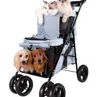 Double Decker Dog Stroller Oem Odm Pet Dog Cat Stroller Detachable Double  Decker Outdoor