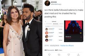 Selena gomez, the weeknd, and bella hadid. Bella Hadid Appears To Unfollow Selena Gomez On Instagram Again