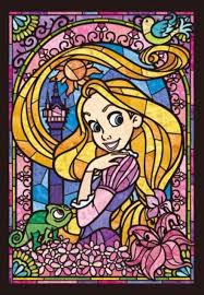 10 for the price of 6! Tenyo Disney Rapunzel Stained Glass Puzzle 266 Pieces