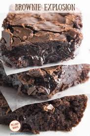 These Gooey Chocolate Brownies Are A Brownie Explosion Chewy Fudgy Brownies Easy To Chocolate Brownie Recipe Chocolate Brownies Easy Gooey Chocolate Brownies