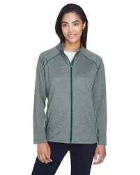 Devon Jones Dg420w Ladies Stretch Tech Shell Compass Full Zip