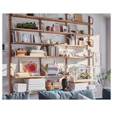 Svalnas Shelf Bamboo 61x25 Cm Ikea In 2020 Wall Mounted Shelves Shelves Bamboo Shelf
