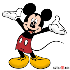 How to draw minnie mouse cute easy. How To Draw Mickey Mouse Sketchok Easy Drawing Guides