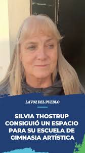 La profesora Silvia Thostrup consiguió un espacio para reconstruir su  escuela de gimnasia artística destruída por el temporal. El lugar es una  cochera ubicada sobre el Pasaje Foulkes, frente a las vías