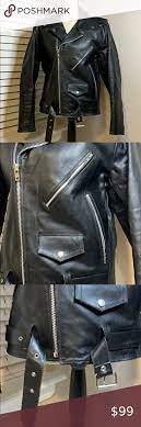 Niki Men S Vintage Leather Moto Jacket Size 38 Vintage Leather Moto Jacket Leather Jacket Vintage Leather Jacket
