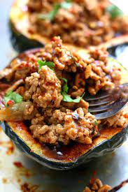 It develops when the body doesn't use or produce insulin properly. Acorn Stuffed Squash With Korean Bbq Ground Turkey Delightful Mom Food