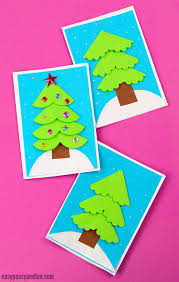 Remix it to make it your own. Paper Circle Homemade Christmas Card Easy Peasy And Fun