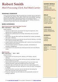 If you're working private security. Mail Carrier Resume Samples Qwikresume