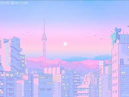 Who doesn't love romanticizing the past? Pastel Retro Anime Aesthetic Desktop Wallpaper Wallpaper For You