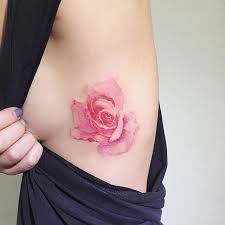 Watercolor Rose Tattoo Tattoos Floral Tattoo Trendy Tattoos