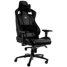 Noblechairs Epic Black Gaming Chair Office Chair Desk Chair Check This Awesome Product By Going To The Link At The Im Real Leather Gaming Chair Leather