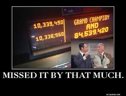 Missed it by that much! New Pinball Dictionary Heartbreaker Maxwell Smart Fun With Bonus