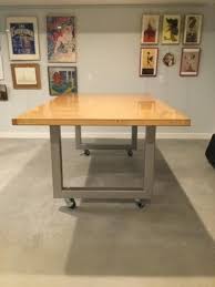 Metal Table Legs Casters Custom Sizes Industrial Etsy In 2020 Metal Table Legs Metal Table Table Legs