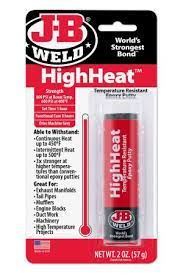 Highheat Epoxy Putty J B Weld
