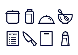 Jugar a juegos de cocinar gratis para las niñas sin registro. Juego De Iconos Lineal De Cocina Gratis Descargar Vectores Gratis Illustrator Graficos Plantillas Diseno