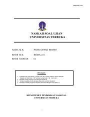 Latihan soal uas pengantar bisnis. Pengantar Bisnis Pdf Ekma4111 04 Naskah Soal Ujian Universitas Terbuka Nama M K Pengantar Bisnis Kode M K Ekma4111 Kode Naskah 04 Petunjuk 1 Telitilah Course Hero