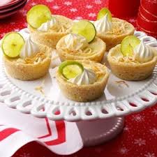 Mini Key Lime And Coconut Pies Recipe Lime Recipes Desserts Dessert Recipes