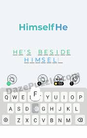 It contains tons of levels where each one is made of a clue and some underscores that represent a hidden word or a phrase. Dingbats Level 247 Himself He Answer Daze Puzzle