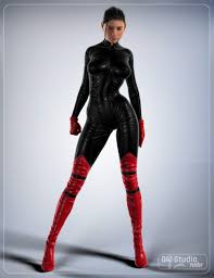 Superhero Poses For Genesis 2 Female S 3d Models And 3d Software By Daz 3d Superhero Costumes Female Female Superhero Superhero Suits