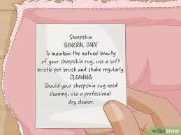 Single sheepskin rugs are ok to wash. 4 Ways To Clean A Genuine Leather Sheepskin Rug Wikihow
