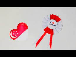 I don't know what you call it, it's a sort of wind sock but no… Singapore National Day Activities For Preschoolers National Day Badge National Day Craft Ideas Youtube