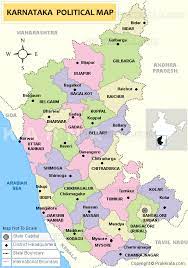 The indian state of karnataka is located within 11°30' north and 18°30' north latitudes and 74° east and 78°30' east longitude. Jungle Maps Map Of Karnataka India