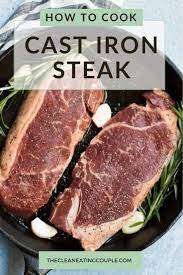 Cast Iron Steak Recipe Ny Strip Steak Recipes Sirloin Steak Recipes Cast Iron Steak