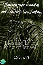 It shall rejoice in his salvation. Palm Sunday Biblical Quote Palm Sunday Quotes Sunday Quotes Happy Palm Sunday