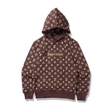 Since louis vuitton's menswear designer kim jones unveiled the joint collection during men's fashion week in january, the buzz surrounding the collaboration has reached fever pitch. Supreme Lv Hoodie Supreme Clothing Supreme Hoodie Supreme Sweatshirt