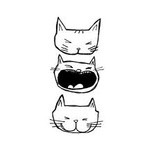 Black And White Cat Drawing Face Cat Print Black And White By Kristensolecki On Etsy Cat Illustration Cat Art Cat Print