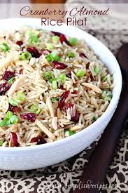 Organic jasmine brown rice loaded with folic acid, which has been linked to improving healthy pregnancies. Cranberry Almond Rice Pilaf Let S Dish Recipes