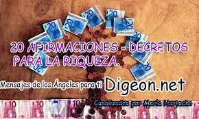 Estoy lleno de energía y vitalidad y mi mente está. 20 Afirmaciones Decretos Poderosos Para La Riqueza