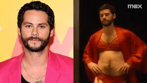 Dylan OBrien in red lingerie in Fantasmas has the gays thirsting