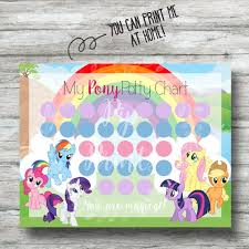 Printable My Little Pony Potty Chart Instant Download