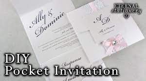 How To Make A Belly Band Pocket Invitation Diy Wedding Invitations Making Wedding Invitations Wedding Invitations Diy Handmade Wedding Invitations